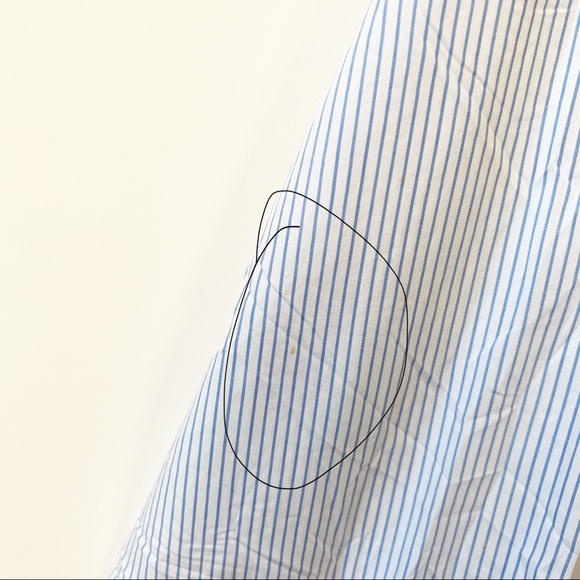 Frank & Eileen Barry Signature Crinkle Button Front Shirt Striped Women's  Small - Picture 8 of 9